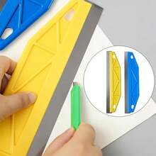1pc 12-Inch Metal+Plastic Multi-Function Paint Scraper, Wallpaper Cutter, Construction Cleaning Putty Scraper, Wall Seam Repair Tool, Suitable For Wall Paint Edge Trimming, Wallpaper Cutting And Edge Finishing, Professional Wall Edge Trimming, Handle Edge Protection, Precise Edge Trimming Wallpaper Cutter, Home And Commercial Construction Tool, Designed Specifically For Wallpaper Removal And Wall Repair - 1 Unit - View 9