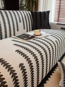 1pc 3D Full Coverage Bohemian Style Jacquard Sofa Cover, Elastic Jacquard Sofa Cover, Protects Sofa From Cat Scratch Damage, Suitable For All Seasons, Holiday Decoration Dedicated High Elasticity Full Coverage Sofa Cover, Suitable For Living Room, Bedroom, Dining Room, Outdoor, 1/2/3/4 Seater Sofa - Multicolor - View 6