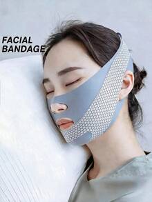 Face Lifting Firming Sleep Shaping V-Band, Relaxing Lifting, Reducing Double Chin, Shaping Massage Band, Unisex - Jaw Shaping, Adjustable Face Mask, Reusable, Breathable Seamless V-Shape Face Mask, Suitable For Sleep, Exercise And Yoga, Lightweight & Breathable, Wrinkle-Free Wear, Y2K Style Skincare Gothic Style Travel Essential, Easy To Carry, Christmas Gift, Christmas Decor, Gift For Her - 彩色 - 查看 1
