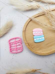 Breakfast Pastry Polymer Clay Mold Set, Bread And Dessert Molds, Suitable For Food Earrings And Jewelry DIY Crafts - Pink - View 9