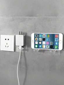 免鑽孔插頭掛鉤黏貼式插座固定器,適用於家用電器、充電頭與電源線,廚房小工具 - 均碼 - 查看 5