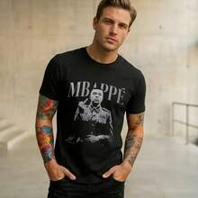 Kylian Mbappe Dictador Meme T-Shirts For Men And Women, 100% Cotton, Graphic Print, Clothing - Color 8 - View 10