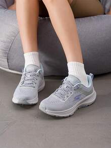 Skechers Women's Running Shoes GO RUN CONSISTENT 2.0 Lightweight Comfortable Sports Running Shoes 128638-GYBL - Grey - View 5