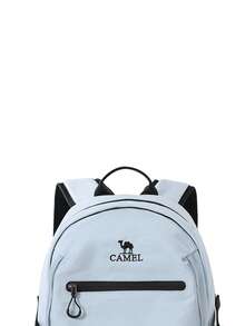 CAMEL CROWN 戶外背包，適合國中、高中及大學生，休閒輕量背包，適用於戶外運動、徒步與登山 - 冰川藍 - 查看 3