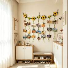 Sunflower Photo Wall Suitable For Home Background Decoration - Sunflower Photo Wall - View 5