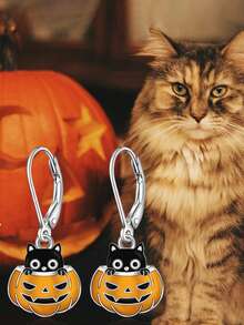 1 Pair Cute Women's Party Jewelry Earrings Halloween Gift - 1# - View 8