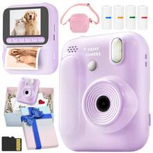 Cámara instantánea con zoom 8x, video 1080P de alta definición, fotografía con múltiples efectos, adecuada como cámara de ocio, 4 efectos de foto incorporados, juegos de entretenimiento mini, regalo ideal para vacaciones, cumpleaños, regalo creativo, batería de 1300mAh - Ver 15