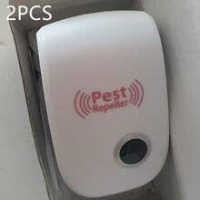 Pengusir Hama Ultrasonik Bertenaga USB, Mengusir Tikus, Tikus Besar, Hewan Pengerat, Nyamuk, Kecoa, Laba-laba, dan Semut, Ideal untuk Pengendalian Hama di Kamar Tidur, Dapur, dan Rumah - Putih - View 11