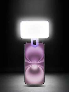 Portable Selfie Fill Light Video Conference Light With Phone Camera Clip, Clip-On LED Light For Video Conferencing, 3 Lighting Modes, Rechargeable, Portable, Suitable For Laptop/Phone/Tablet/Zoom Meeting/Makeup - A - 查看 12