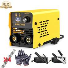 200A Portable Inverter Welding Machine with Accessories, Featuring Lift TIG, LED Screen Mini Inverter Welder, Portable Inverter Welding Machine, Arc Welding Machine, Stick Welder, No Gas Welding Machine for Home DIY Projects, Outdoor And Home Use. - Tipo de Enchufe B USA (110-127V) - Ver 9