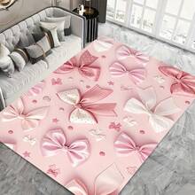 1 st rosa golvmatta med rosettmönster, minimalistisk och lekfull modern stil, flera storlekar tillgängliga, vardagsrumsmatta, matta, vardagsrumsmatta, area matta, matta, heminredning, stor vardagsrumsmatta, rumsdekoration, tvättbar matta - Flerfärgad - Visa 6