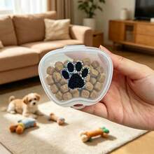1PC/3PCS Cute Pet Print Mini Pet Treat Storage Box, Sealed Storage Box, Dog Treat Box, Small Capacity Portable Design, Clean Storage, Suitable For Outdoor Pet Walking/Carrying Pet Rewards/Car Pet Meal Prep - One Size - View 3