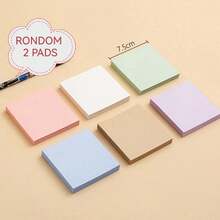 6入莫蘭迪色便利貼 7.5 X 7.5cm (3 X 3in)，適用於居家、辦公室與筆記本，每包50張 - 均碼 - 查看 13