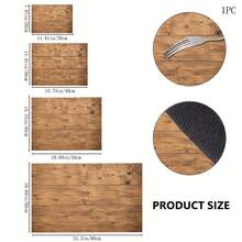 1 pieza Alfombrilla de drenaje de cocina de tierra de diatomeas con grano de madera, alfombrilla de secado rápido y absorción rápida antideslizante para máquina de café y alfombrilla de secado de platos, adecuada para encimera de cocina y mesa de comedor - Multicolor - Ver 6