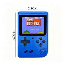 Videogame Console De Jogo Portátil HD 3.0" +500 Jogos Retro 1 Jogadore Conecta TV - Visão 5
