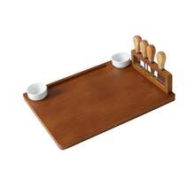 1 Set Papan Keju Kayu, Set Papan Keju Kayu Multifungsi, Cocok Untuk Sarapan di Rumah, Buah, Camilan, Piknik di Luar Ruangan, Pesta, Piring Keju untuk Teh Sore, Piring Ham, Hadiah - View 14