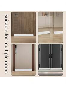 1/2 Roll 3.6cm*1M Self-Adhesive Door Seal Strip, Windproof Soundproof Waterproof Glass Bottom Seal Strip - A - View 7