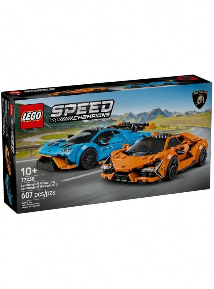 LEGO Speed Champions Lamborghini Revuelto & Huracan STO (77238) - Multicolor - View 1