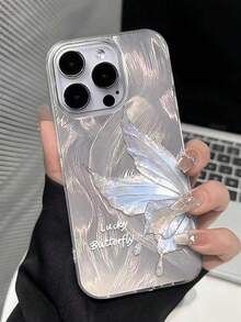 新款大孔羽毛網格 IMD 漸層 PC+TPU 混合塗層防摔手機殼，適用於 Apple 16 / 16 Pro / 16 Pro Max / 15 Pro Max / 14 Pro / 13 Pro Max / 12 Pro / 11 / 15 Plus，女孩用柔軟 TPU 保護殼，小眾高端溫柔風，亦適用於 Galaxy A04 / A32 / A52 / A72 / A33 / A23 / A34 / A35 / S23 / S24 / A25 / S21 / S20，塗層防摔手機殼兼容 Apple 與 - 彩色 - 查看 3