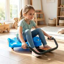 Hand- Push-Pull Swing Car Toy - Rocking Horse Rider Vehicle Suitable For Indoor/Outdoor Play, Ride- Car For &, Gift For Play (Red & Blue) - Red - View 7
