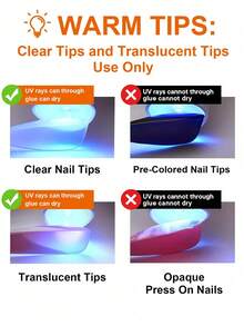 TWOING 3pcs/1pc 15ml Semi-Solid Nail Tips Glue Gel For False Nails, Press-On Tips, Rhinestones & Resin Gems, Long-Lasting Home Nail Art, UV/LED Lamp Required - 15ml - View 6