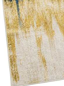 Vicenza Machine Washable Non-Slip Decorative Modern Vintage Kitchen Runner Hallway And Living Room Rug - Dusty Blue - View 6