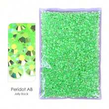 YONGNING 20,000pcs 3mm Jelly AB Color Resin Beads, Multi-Color Flat Bottom Crystal DIY Set - 3mm 20000pcs - View 17