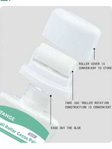 jakehoe White Wall Repair Paste, Self-Painting Latex Paint Wall Repair, Renovation, Cleaning And Stain Removal Tool With Small Roller Brush - Wall Repair Paste - View 5