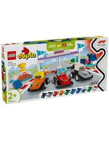 LEGO DUPLO Town F1(R) Coches de Carreras y Pilotos del Equipo (10445) - Multicolor - Ver 1