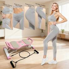 Home Gym Equipment 1pc Waist Home Fitness Equipment Home Gym Equipment Weight Loss Equipment Board Body Rotating Board Twisting Machine  Turning Turn Waist Disc - Pink No. 2 - View 5