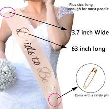 Bride To Be Sash, Bride Sash For Bridal Shower, Bachelorette Party Decorations, Wedding Engagement Party Favors Gift Accessories - Multicolor - View 4
