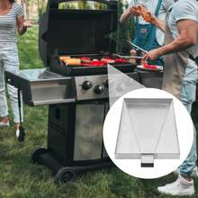 YUNRUX Stainless Steel Grill Drip Tray Outdoor Grill Accessory Drip Pan - A - View 8