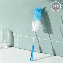 1pc Long Handle Bottle Brush, 360° Dense Soft Bristle Cup Brush, Suitable For Water Bottles, Tea Cups, Easy Hanging Design - Multicolor - View 9