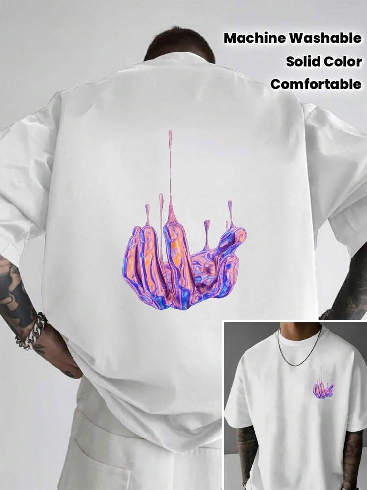 T-shirts för män - Vitt - Visa 2