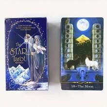The Star Tarot And Edition A Standard Divination Tool With A Blue Color Scheme, Suitable For Beginners As A Mystical Item. - Royal Blue - View 1