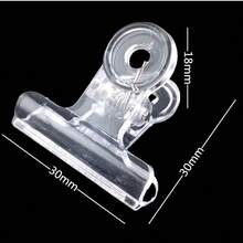 10/20 Plastic Bulldog Clips, Practical Paper Clips, Hinge Clips, Suitable For Home And Office Use (Transparent) - Multicolor - View 5