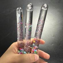 1/2/4/6pcs Liquid Sand Rotating Bar Stress Relief Portable Fun Desktop Countdown Decompression Toy Fingertip Entertainment Essential Gift For Daily Office And Entertainment Collection Display And Storage - Multicolor - View 6