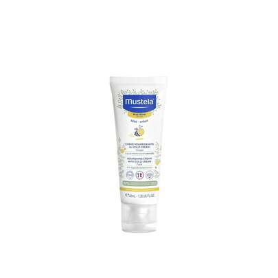 Mustela مستيلا كريم مغذي للأطفال مع كريم بارد للبشرة الجافة 40 مل