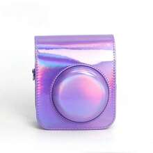 3 Colors Instant Mini12 Camera Bag Solid Color One Shoulder Protective Case PU Photography Camera Bag Camera Shell - View 9