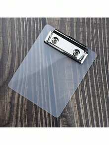 3/5/10pcs Stationery Folders, Drawing Board Holders, Plastic Document Writing Pads - Frosted - View 5