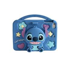 Disney Stitch Silicone 3D Tablet Protective Case, Protective Cover, Equipped With Integrated Molded Telescopic Stand For Convenient Daily Use, 3D Embossed Design, Bluetooth Stylus Slot, Carrying Strap, Shockproof And Anti-Drop, Premium Look For Photography, Suitable For IPad/Air/Pro Models - Royal Blue - View 21