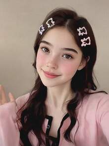 50/30/5pcs Jepit Rambut BB Acak Gradien Pink Menawan, Jepit Rambut Warna-warni, Aksesori Rambut Dasar Y2K - Cocok Untuk Wanita, Sehari-hari, Sekolah, Pesta, Olahraga - MultiWarna - View 3