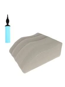 Inflatable Leg And Knee Support Cushion, Inflatable Wedge Pillow, Sleep Leg Pillow, Portable Leg Pillow, Travel Essential, Vacation And Leisure Accessory (Random Air Hole Style) - Multicolor - View 9