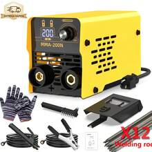 200A Portable Inverter Welding Machine with Accessories, Featuring Lift TIG, LED Screen Mini Inverter Welder, Portable Inverter Welding Machine, Arc Welding Machine, Stick Welder, No Gas Welding Machine for Home DIY Projects, Outdoor And Home Use. - Tipo de Enchufe B USA (110-127V) - Ver 8