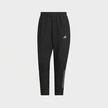 Adidas Celana Olahraga dan Kebugaran Pria GYM+ 3S PNT Woven Terbaru yang Bernapas - Hitam - View 5