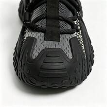 NBCT Women's Outdoor Casual Shoes, Knitted Mesh Breathable Athletic Sneakers - Black - View 6