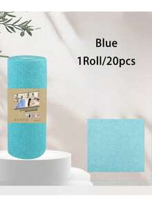 50/20/1pc Reusable Cleaning Cloth Household Kitchen Microfiber Towel Roll Dish Cloth Paper Towel Replacement Microfiber Cleaning Cloth Roll (25cm*25cm/9.84in*9.84in) - Multicolor - View 11
