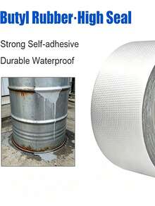 1 Roll Heavy Duty Waterproof Aluminum Foil Tape - Ultra Durable, Heat Resistant, Insulating, Leak-Proof, Rust-Proof, Instant Sealing, Suitable For Pipes, Water Pipes, Roofs, Walls And Pool Repair - Multicolor - View 10