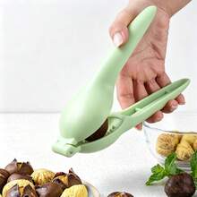 Chestnut Opener Tool, Chestnut Cracker, Peeling Raw Chestnuts, Household Walnut Cracker, Shell Peeling Clamp - Green - View 4