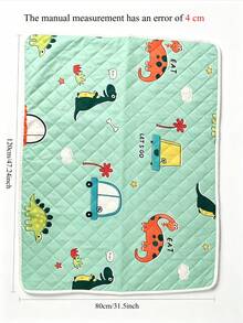 1pc Baby Diaper Changing Pad, Soft Breathable Skin-Friendly Durable, Washable And Reusable, Suitable For Newborn Boys And Girls, Baby Gift - Multicolor - View 3